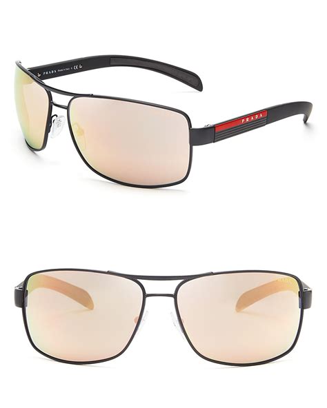 prada men sport linea rossa aviator polarized sunglasses|prada linea rossa polarized sunglasses.